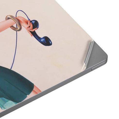 Betty Boop On the Phone Universal Laptop 13in (10.6 x 7.6in) Skin